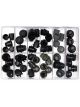 Dorman Wheel Nut Cover Tech Tray Plastic Black Finish Pack of 53