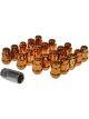 Dorman Lug Nuts Conical Seat Bulge 1/2-20 For Mazda Volvo Pack of 16