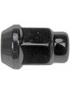 Dorman Lug Nuts Conical Black Chrome Bulge 12mm x 1.50 RH Pack of 4
