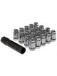 Dorman Lug Nuts Chrome Conical Seat 1/2-20 RH For Chevy Pack of 20
