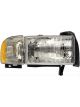 Dorman Headlight Assembly Amber/Clear Lens Chrome Sold Individually
