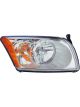 Dorman Headlight Assemblies Amber Clear Lens Chrome Sold Individually