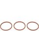 Dorman Oil Cooler Adapter Seals Silicone Rubber For Nissan Pack of 3