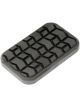 Dorman Pedal Pad Rectangle Brake Pedal Position Rubber Black For Mazda