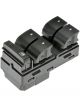 Dorman Power Window Switch OEM Style Rocker Illuminated Plastic Black