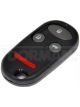 Dorman Remote Key Fob 4 Buttons Black For Honda