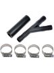 Dorman Fitting Heater Hose Connector Y-Pipe Plastic Black 11/16