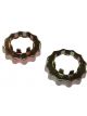 Dorman Spindle Nut Retainers 36mm Hex Size Steel Natural Pair
