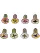 Dorman Brake Rotor Retaining Screw Gold 8mm x 1.25 RH 10.70mm Pack of 8