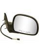 Dorman Side View Mirror ABS Black Electric Driver Side For GMC Isuzu
