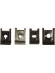 Dorman Fastener Clip Nut U-Style Assortment #8 #10 #14 Steel Pack 12