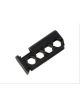 Dorman Spark Plug Wire Loom Clamp-in 4-wire Plastic Black 7mm
