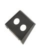 Dorman Switch Mounting Panel Dash Mount 2 Switch Capacity Plastic Black