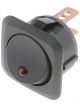 Dorman Switch Rocker Constant Single Throw Red Steel/Plastic Black 25A