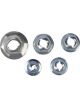 Dorman Nuts Thread Cutting Round Assortment Steel Natural Pack of 15