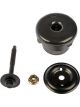 Dorman Radiator Support Bushing Rubber Steel Black For Cadillac Chevy