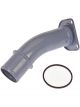 Dorman Water Neck and Thermostat Housing Stock Steel Black For Ford