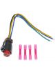 Dorman Wiring Pigtails Connector 4-pin 16-gauge Black For Ford Mercury