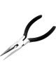 Performance Tool Pliers Long Nose Steel Natural Black Handle 5
