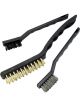 Performance Tool Wire Brushes Parts Cleaning Brass Bristles Pack of 3