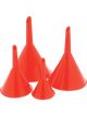 Performance Tool Funnels Round Plastic Red Pack of 4