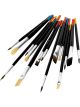 Performance Tool Paint Brushes Artist Assorted Size Bristles Pack of 15