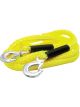 Performance Tool Tow Rope Nylon Yellow Metal Hook Ends 14ft. Length