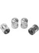 Performance Tool Valve Stem Caps Standard Knurled Aluminum Pack of 4