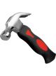 Performance Tool Claw Hammer Stubby Red Black Fiberglass Handle