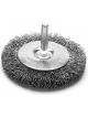 Performance Tool Wire Wheel Brush Carbon Steel 3.00
