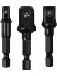 Performance Tool Socket Extensions Chrome Vanadium Steel Pack of 3