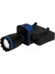 Performance Tool Flashlight LED Brim Clip Light Plastic Black Blue