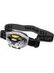 Performance Tool Flashlight LED Work Light Plastic Silver Red White Bulb