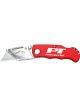 Performance Tool Folding LB Utility Knife Red