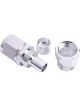 Aeroflow Straight Stainless Steel Hose Ends -4AN to -3 PTFE Hose