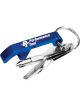 Performance Tool Keychain Bottle Opener Screwdriver Type Aluminum Blue