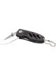 Performance Tool Keychain Folding Knife Mini Black Rubber Handle