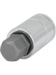 Performance Tool Socket Hex Bit 16mm Vanadium Steel Chrome 1/2