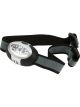 Performance Tool Flashlight 3 LED Headlamp Plastic Silver White Bulb