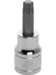 Performance Tool Socket Torx Bit Type T-40 Size Steel Natural 3/8