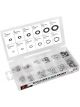 Performance Tool Washer Kit Steel 350pcs Flat Split Lock Storage Case