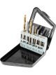Performance Tool Screw Extractor Set 5 HSS 4241 Drill Bits 5 CRV Alloy