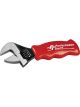 Performance Tool Wrench Crescent Stubby Adjustable Steel Red Handle