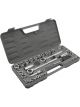 Performance Tool Sockets Standard Metric Steel Chrome Two Ratchets Set