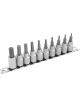 Performance Tool Socket Set Allen Bits 10pcs 3/8