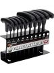 Performance Tool T-Handle Allen Key Set SAE Steel Shafts Pack of 10