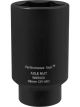 Performance Tool Axle Nut Socket Chromoly Black 38mm 1/2