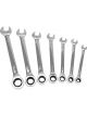 Performance Tool Wrenches Ratcheting 7pcs SAE Vanadium Steel Chrome Set