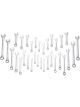 Performance Tool Wrenches Set Open End Box Type 32pcs Chrome 12 Point