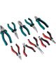 Performance Tool Plier Set Five Mini Pliers Five Full Size Pack of 10